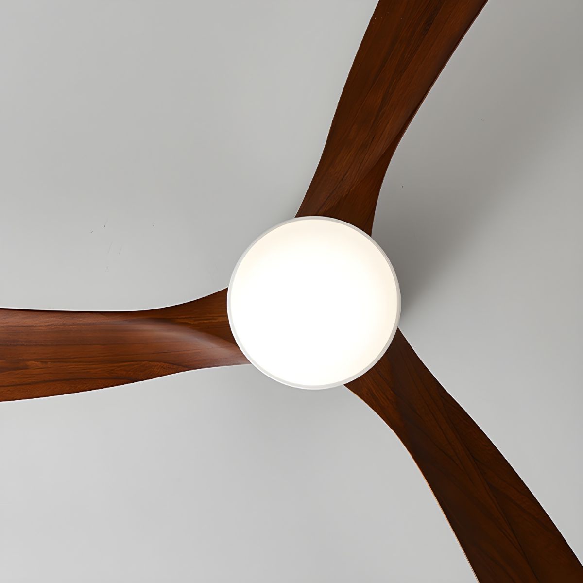 Nordic Wooden Ceiling Fan Light with LED Remote Control 6