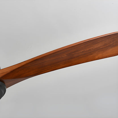 Nordic Wooden Ceiling Fan Light with LED Remote Control 7