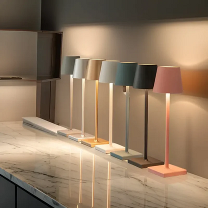 NordicAura Wireless Table Lamp — Rechargeable Touch LED 7