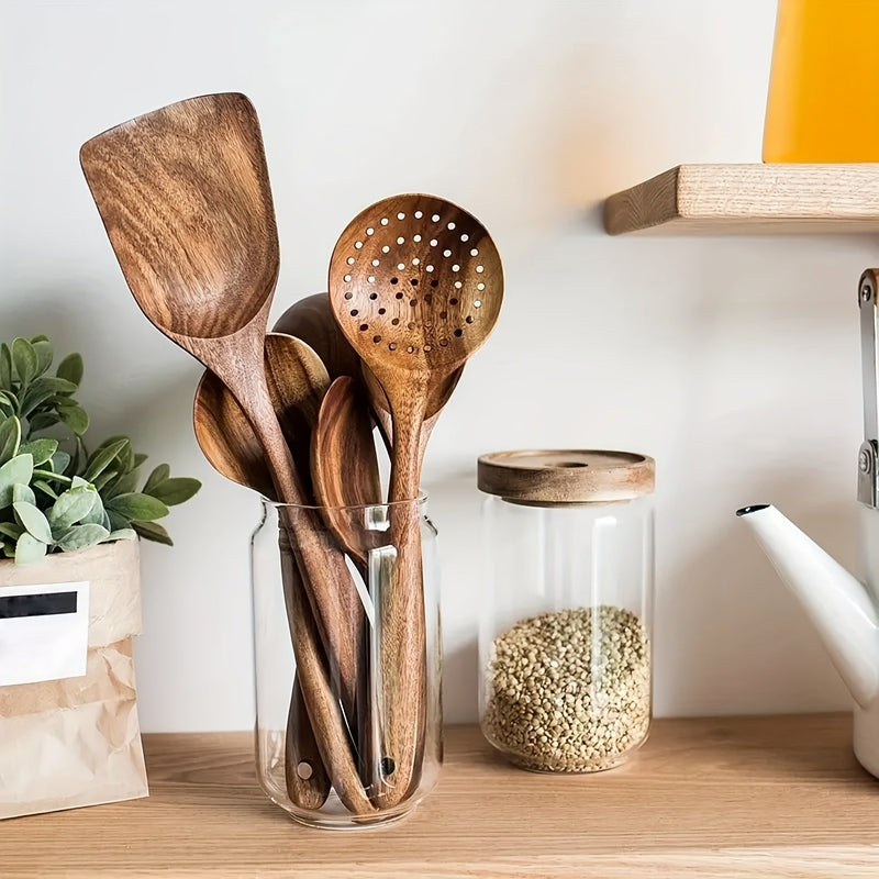 NordicChef 5-Piece Wooden Kitchen Utensil Set — Ergonomic & Eco 2