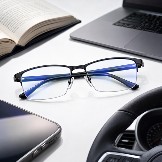 Optivista Progressive Reading Glasses — Blue Light & UV Protection 1