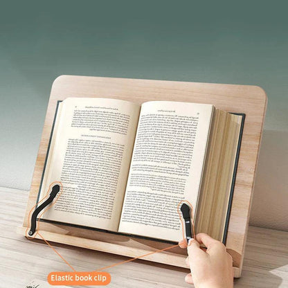 Pine Wood Adjustable Book Stand — Hands-Free Reading 5