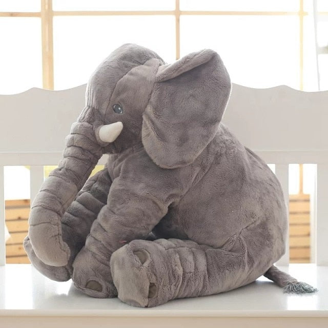Plush Elephant Pillow — Soft Nursery Comfort Cushion 5