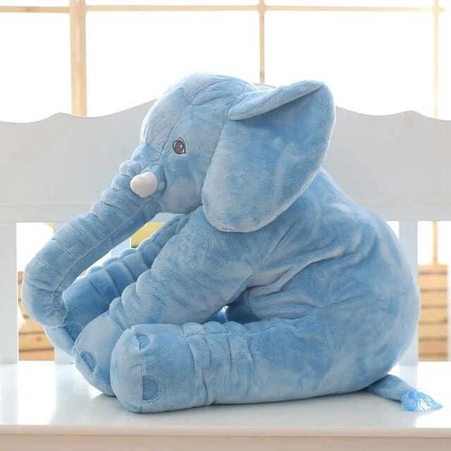 Plush Elephant Pillow — Soft Nursery Comfort Cushion 6