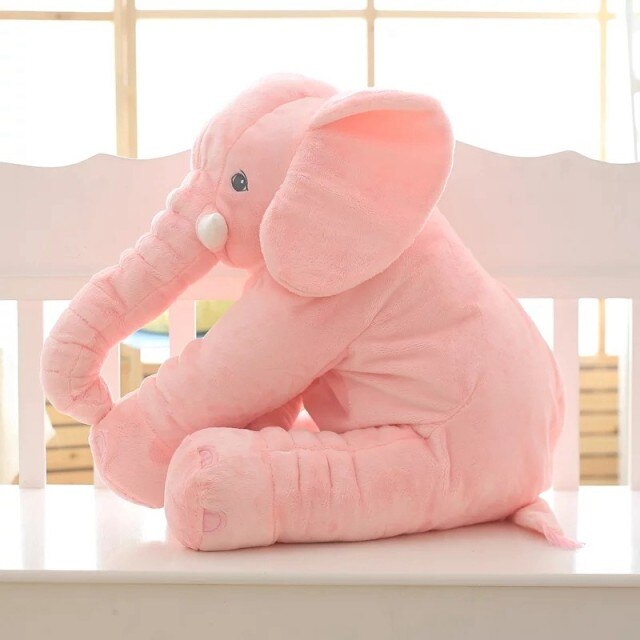 Plush Elephant Pillow — Soft Nursery Comfort Cushion 7