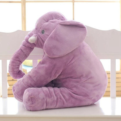 Plush Elephant Pillow — Soft Nursery Comfort Cushion 8