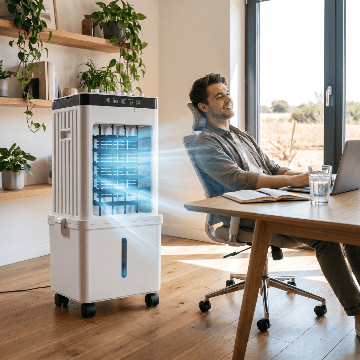 Portable 3-in-1 Air Cooler Fan — No Exhaust Hose Needed 3
