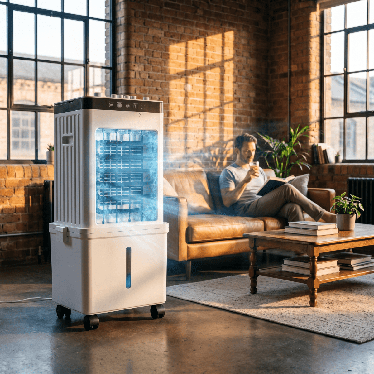 Portable 3-in-1 Air Cooler Fan — No Exhaust Hose Needed 9