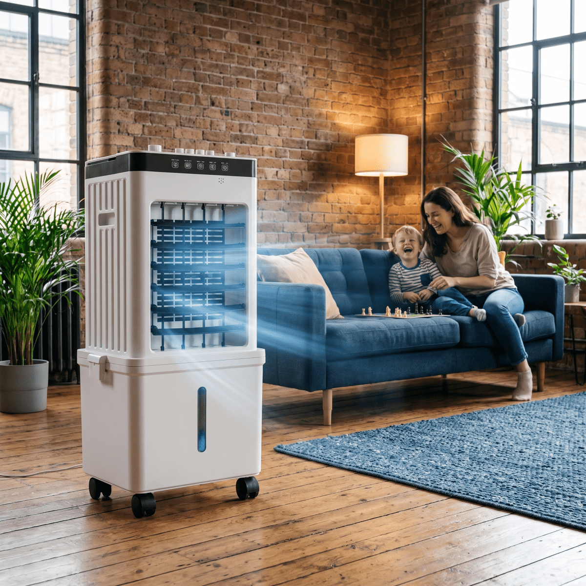 Portable 3-in-1 Air Cooler Fan — No Exhaust Hose Needed 1