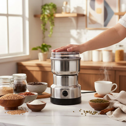 Portable Electric Food Mill — One-Touch Coffee & Spice Grinder 1