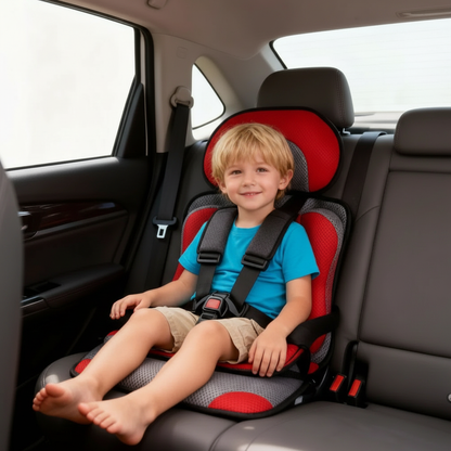 Portable Foldable Child Car Booster Seat — 5-Point Harness 8