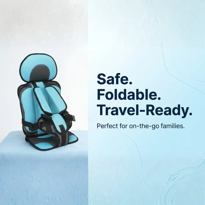 Portable Foldable Child Car Booster Seat — 5-Point Harness 9