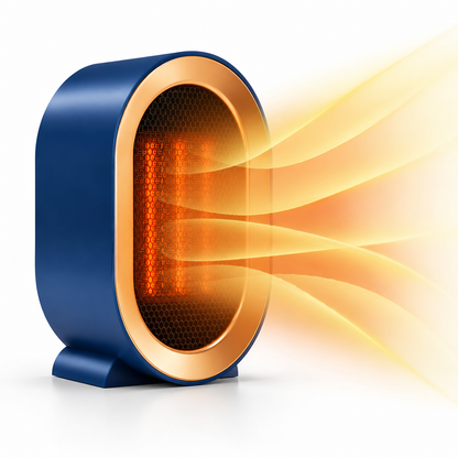 Portable Space Heater — 400W Fast Heating Desktop Warmer 7