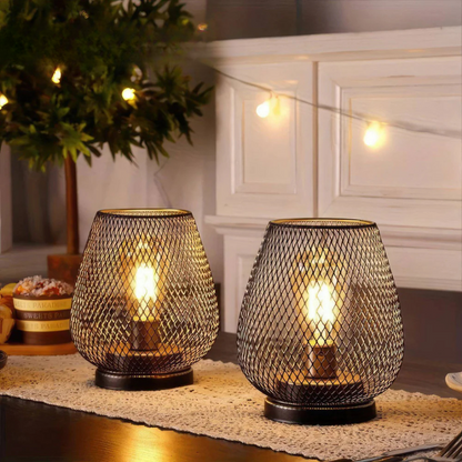 Portable Wireless LED Table Lamp — Warm Light Metal Design 3
