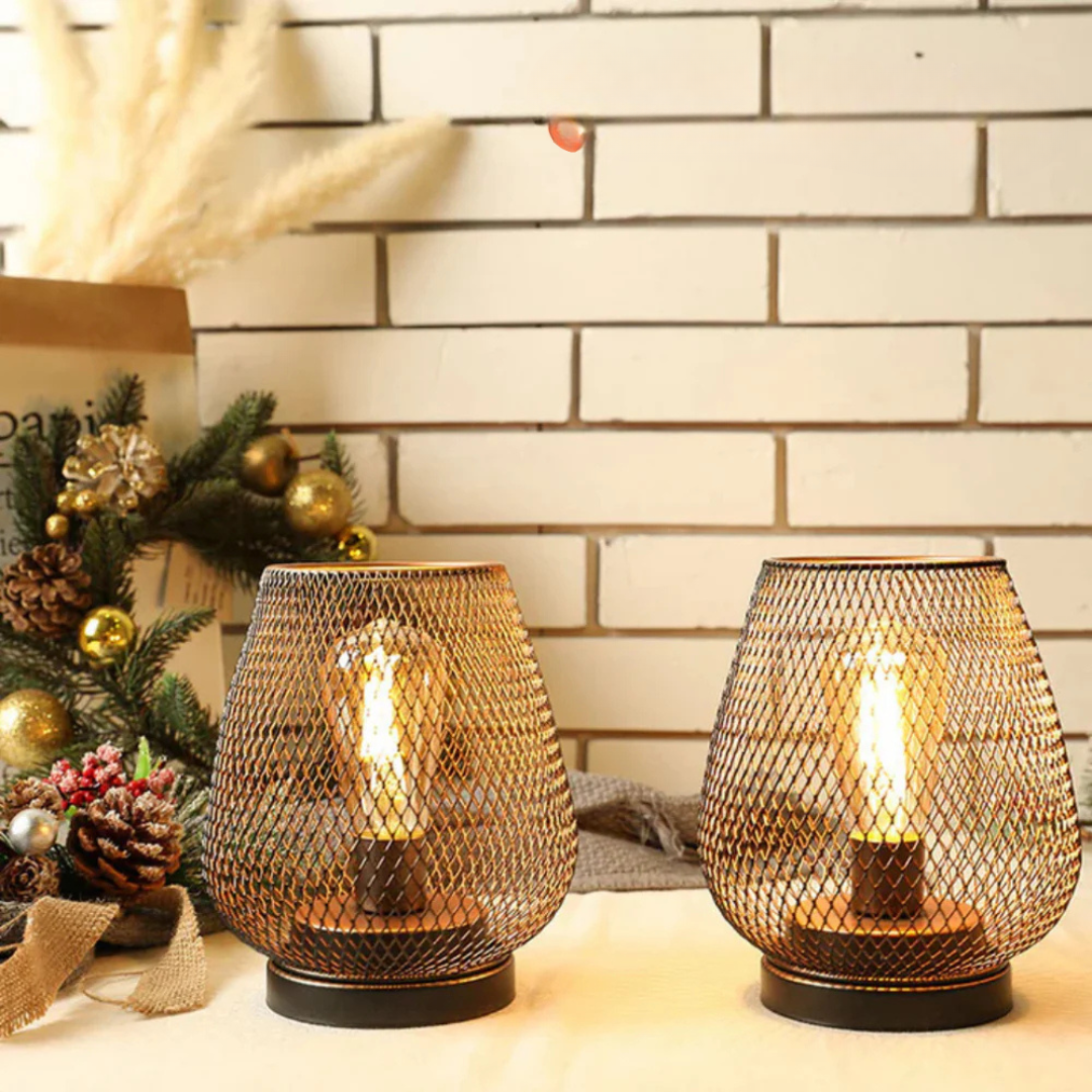 Portable Wireless LED Table Lamp — Warm Light Metal Design 4