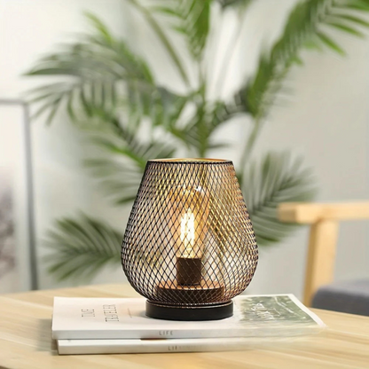 Portable Wireless LED Table Lamp — Warm Light Metal Design 6