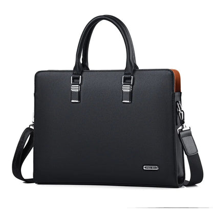 Portaro Men's Leather Laptop Bag — 15" Business Briefcase 3