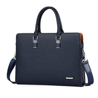Portaro Men's Leather Laptop Bag — 15" Business Briefcase 4