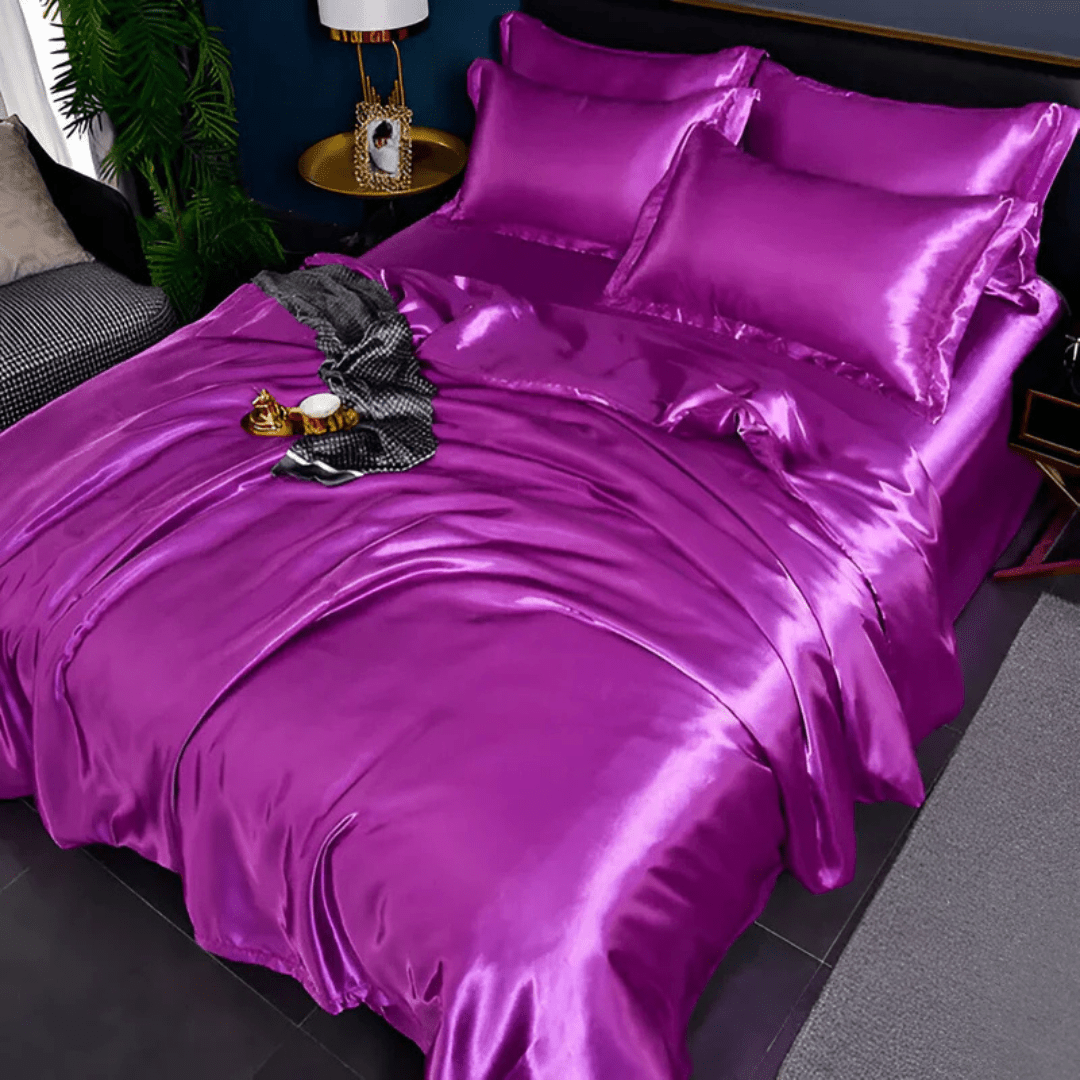 Pureliss Mulberry Silk Bedding Set — 22 Momme Hypoallergenic 9