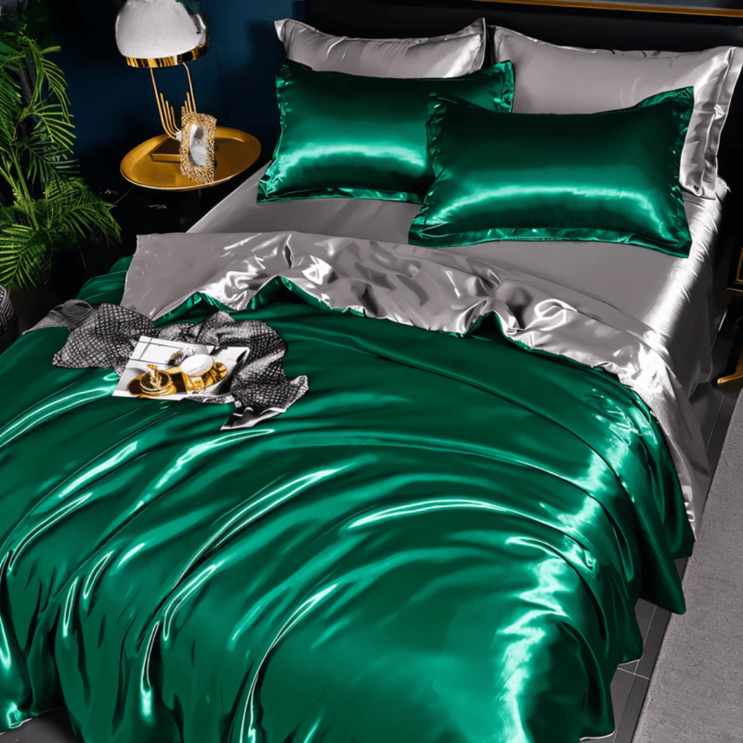 Pureliss Luxury Silk Bedding Set — All-Season Smooth Comfort 11