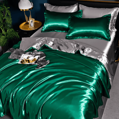 Pureliss Luxury Silk Bedding Set — All-Season Smooth Comfort 11