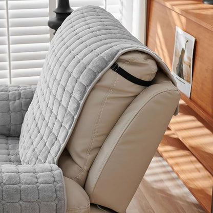 Quilted Recliner Cover — Microfiber Pet-Friendly Protector 4