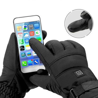 Rechargeable Heated Gloves Waterproof — 3 Heat Settings 5