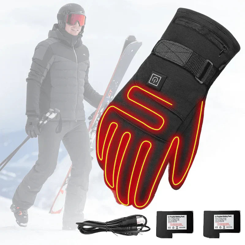 Rechargeable Heated Gloves Waterproof — 3 Heat Settings 6
