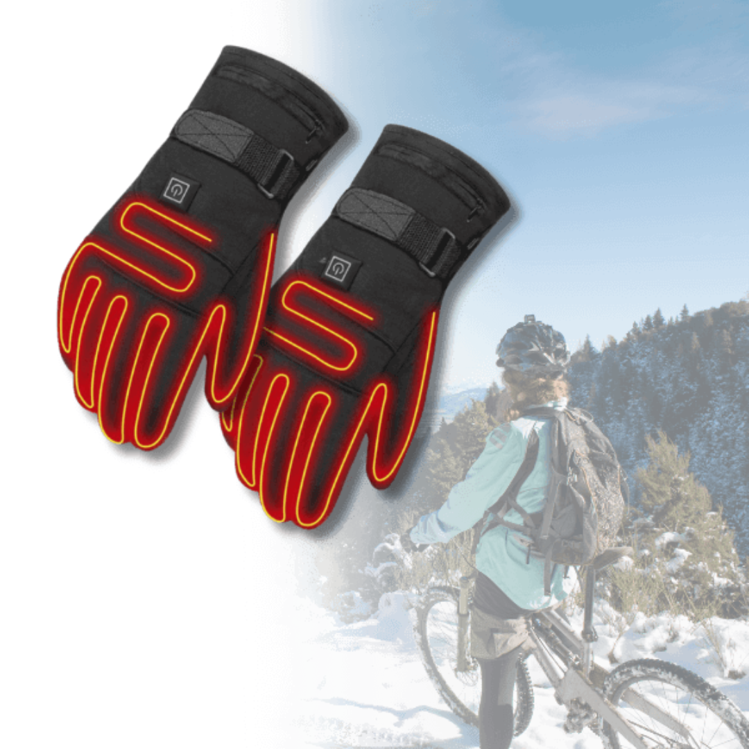 Rechargeable Heated Gloves Waterproof — 3 Heat Settings 1