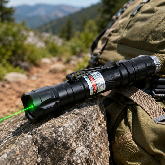 Rechargeable Green Beam Laser Pointer — Long Range Presentation 1