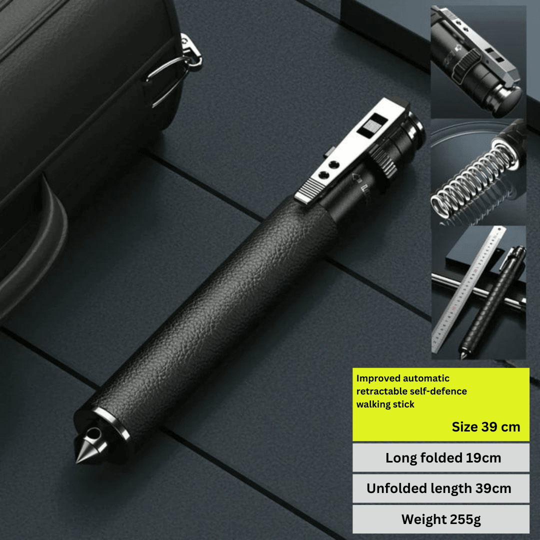 Retractable Self-Defense Walking Stick — Multi-Function Cane 7