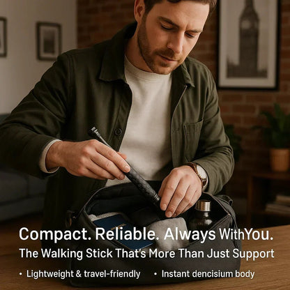 Retractable Self-Defense Walking Stick — Multi-Function Cane 9