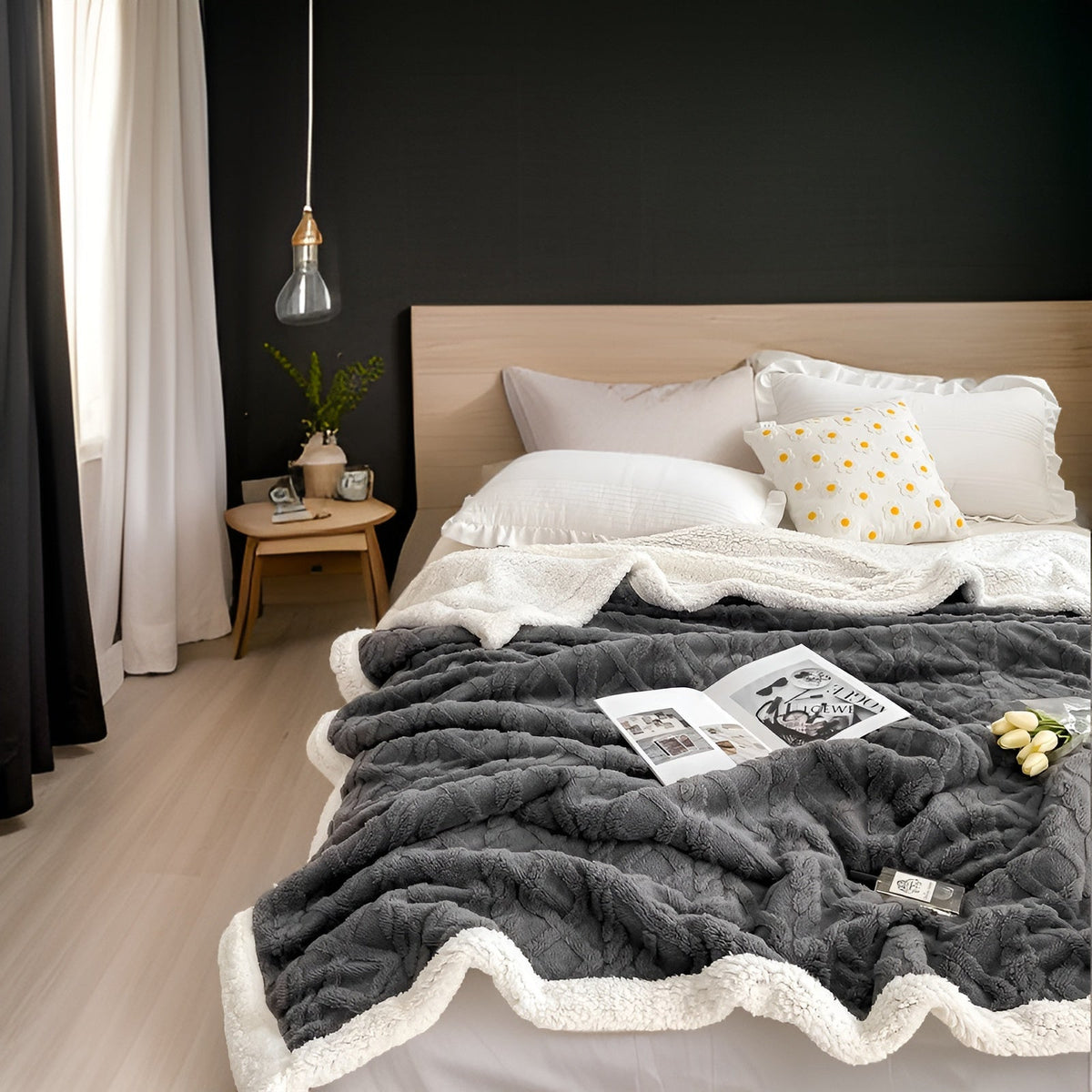 Reversible Fleece Blanket — Ultra-Soft Double-Sided Winter Throw 8