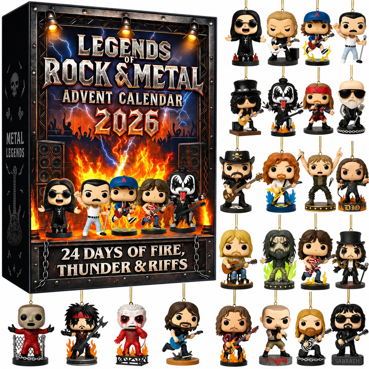 Rock Legends Advent Calendar 2026 — 24 Collectible Figures 2