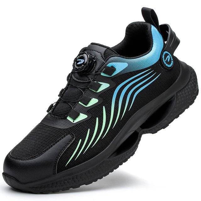 Steel Toe Safety Shoes with Rotating Closure — Unisex Work Boots 4