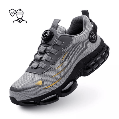 Steel Toe Safety Shoes with Rotating Closure — Unisex Work Boots 6