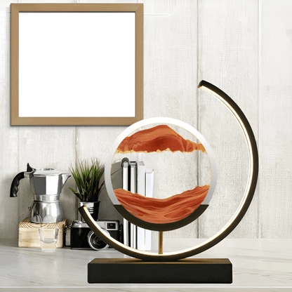 Sand Glow Lamp — Flowing Sand Motion & Dimmable LED Light 5