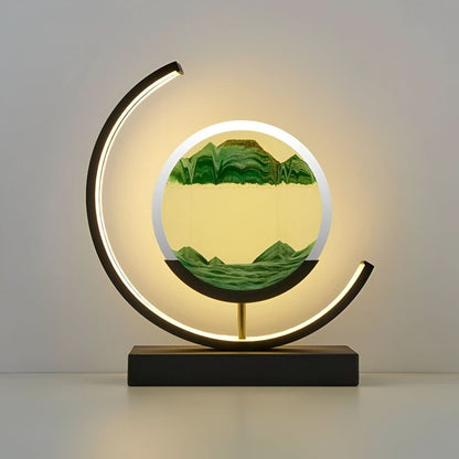 Sand Glow Lamp — Flowing Sand Motion & Dimmable LED Light 7