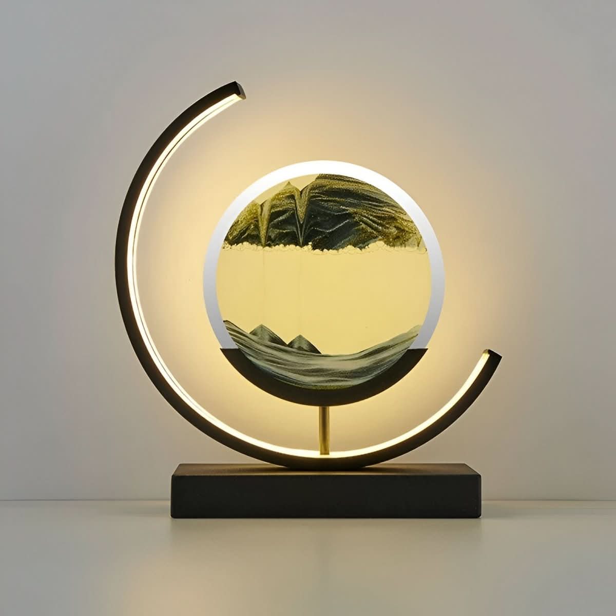 Sand Glow Lamp — Flowing Sand Motion & Dimmable LED Light 8
