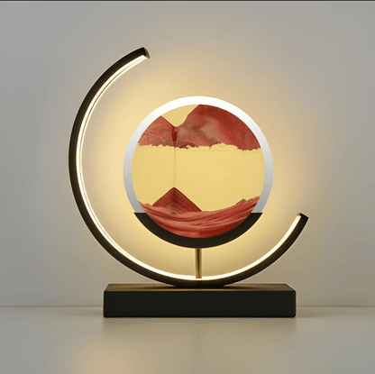 Sand Glow Lamp — Flowing Sand Motion & Dimmable LED Light 1