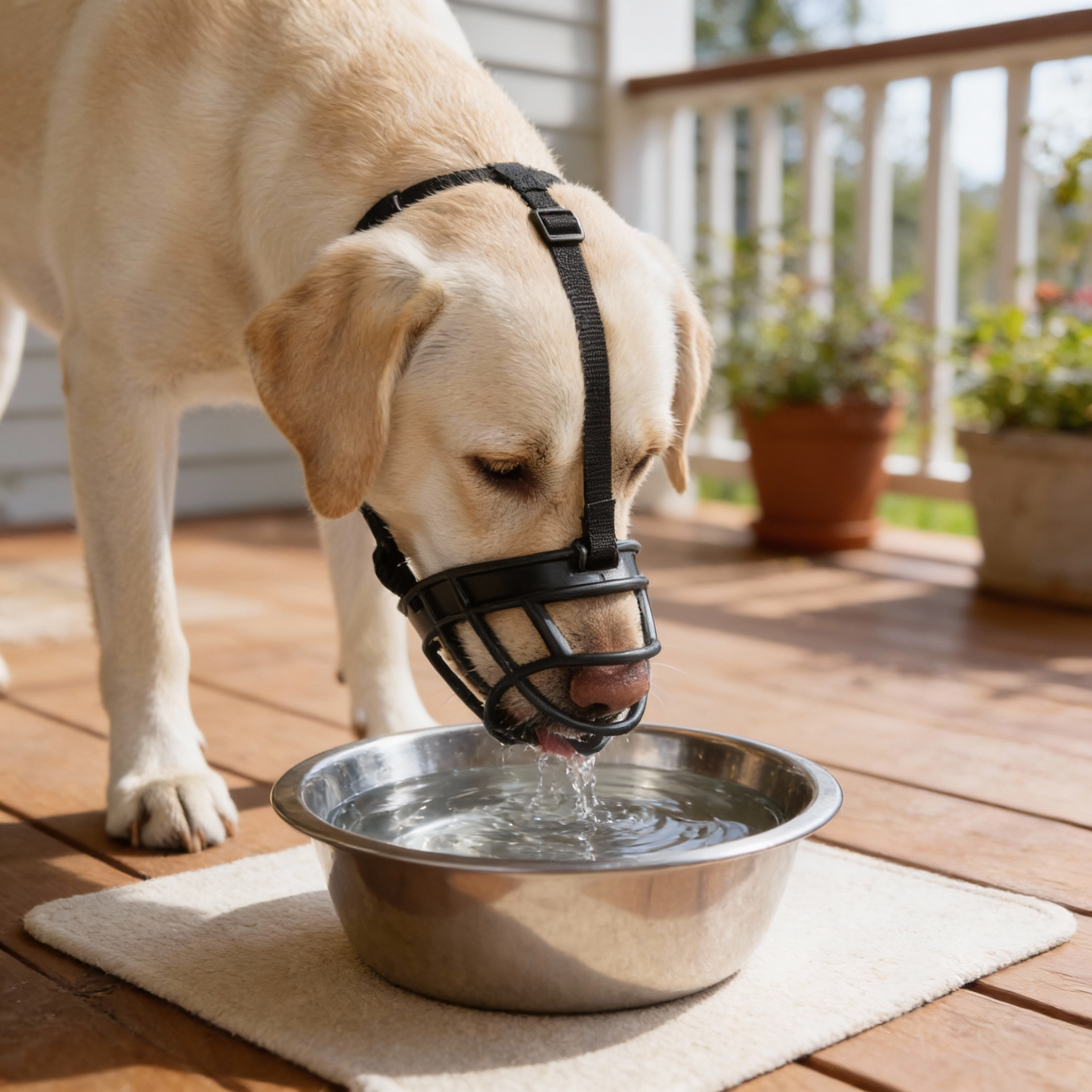 Breathable Mesh Dog Muzzle — Adjustable Fit, All Sizes 3
