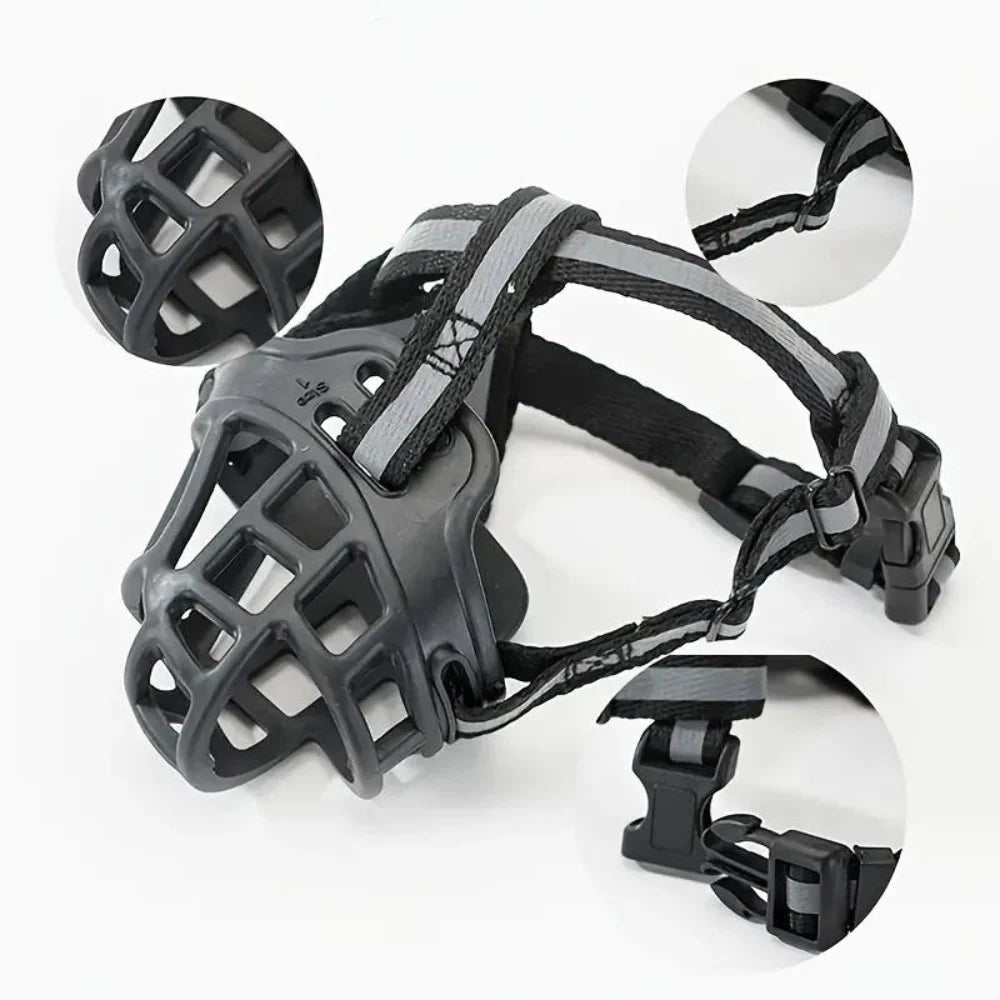 Breathable Mesh Dog Muzzle — Adjustable Fit, All Sizes 4