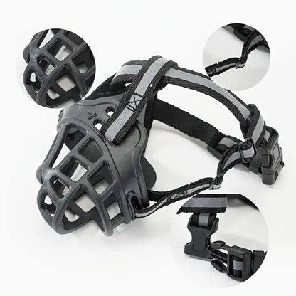 Breathable Mesh Dog Muzzle — Adjustable Fit, All Sizes 4
