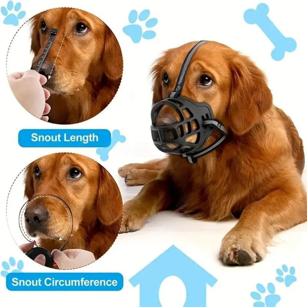 Breathable Mesh Dog Muzzle — Adjustable Fit, All Sizes 5