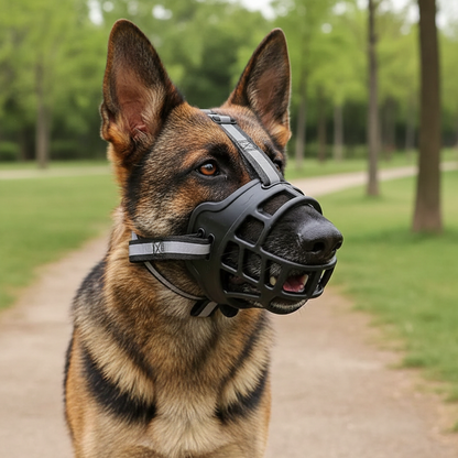 Breathable Mesh Dog Muzzle — Adjustable Fit, All Sizes 7