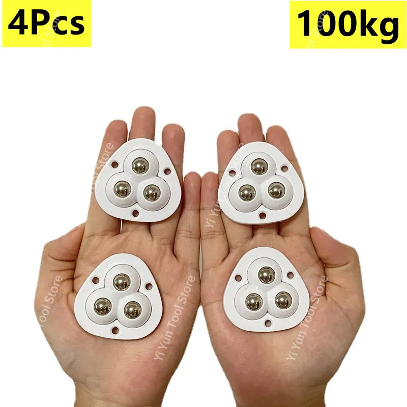 Self-Adhesive Furniture Mover Wheel Rollers — 360° 4pcs 2