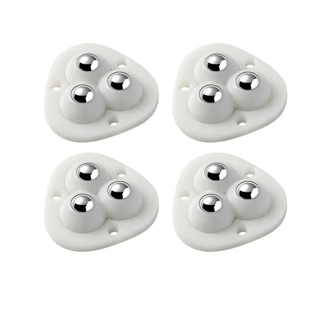 Self-Adhesive Furniture Mover Wheel Rollers — 360° 4pcs 8