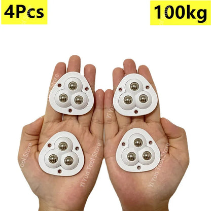 Self-Adhesive Furniture Mover Wheels — 360° Rotating Rollers 2