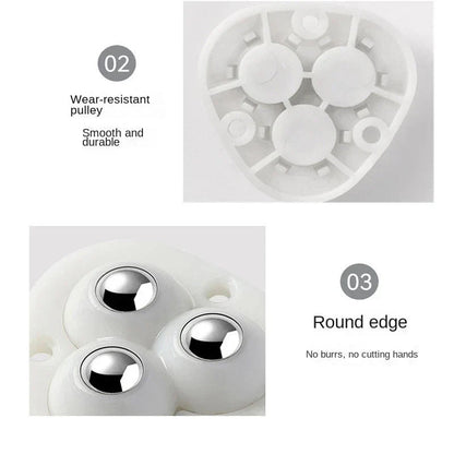 Self-Adhesive Furniture Mover Wheels — 360° Rotating Rollers 7
