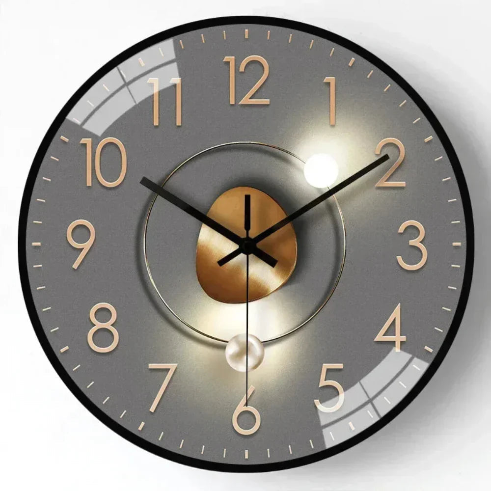 Silent Minimalist Wall Clock — Quiet Quartz Home Decor 10